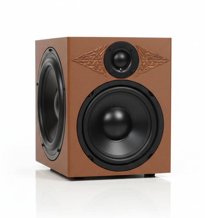 Chesky Audio LC1 Bookshelf Speakers -Color Edition - Brown