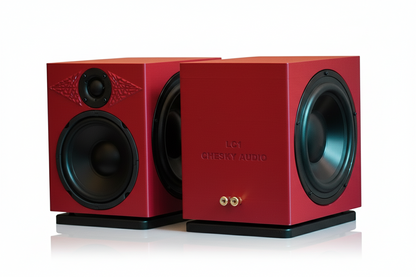 LC1 Color Edition - Red - Bookshelf Monitor