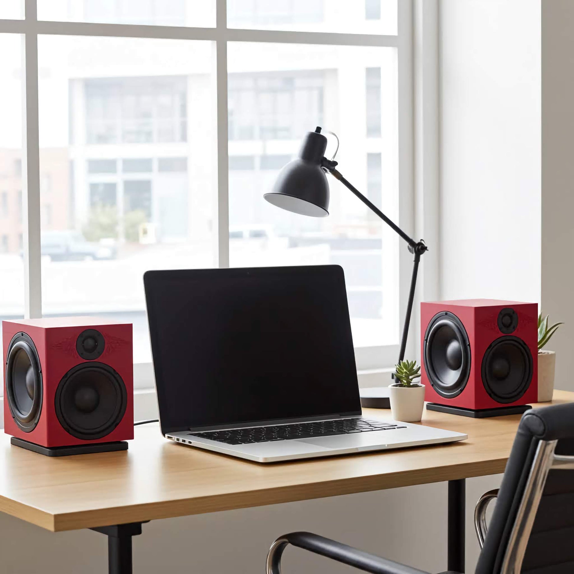 Chesky Audio LC1 Bookshelf Monitor Speakers Best of 2025 Editors Choice 2026 Color Edition Red