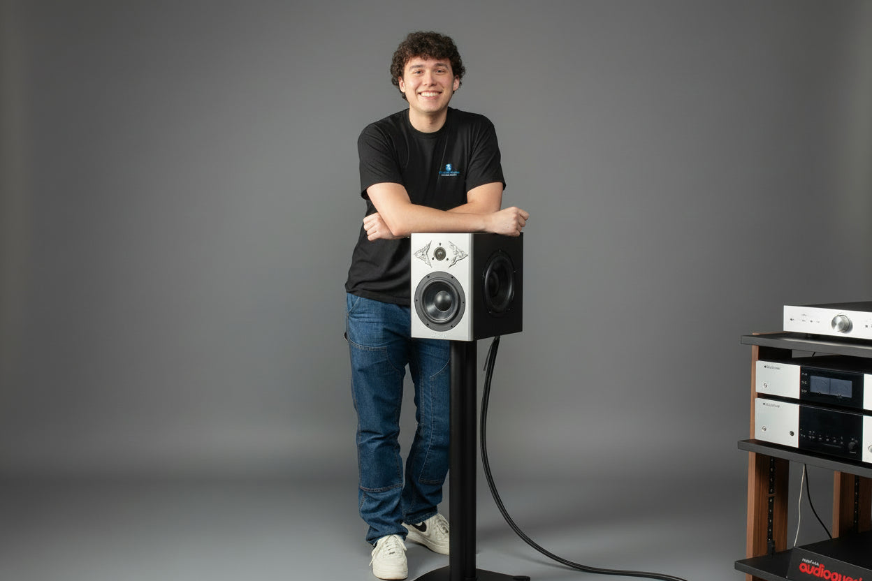 Lucca Chesky and the LC2 Silver by award winning Chesky Audio